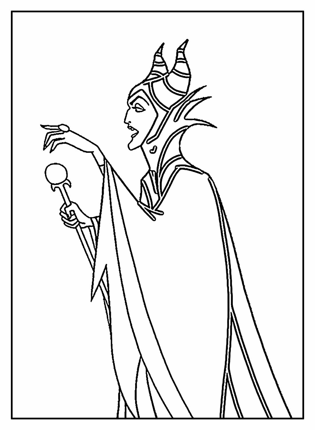 Desenho de a Bela Adormecida Download Pdf para Imprimir