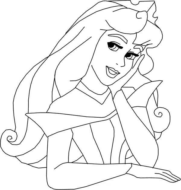 Desenho de a Bela Adormecida Grátis para Colorir