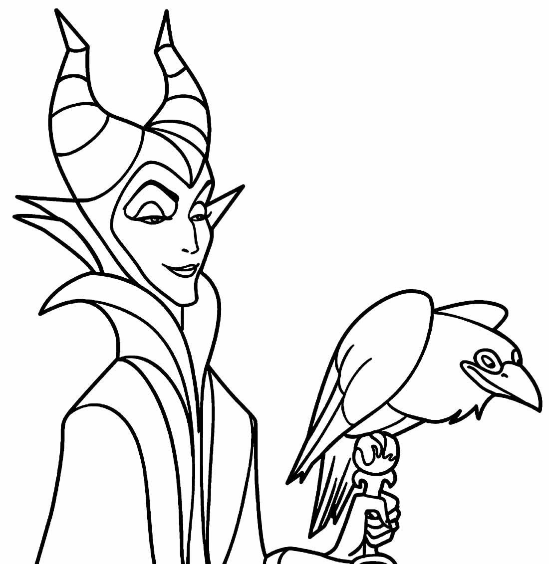 Desenho de a Bela Adormecida para Colorir e Pintar Online