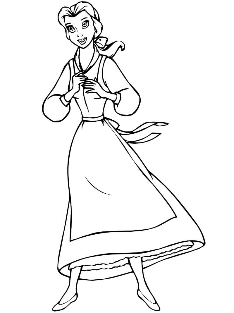 Desenho da Linda Princesa Aurora para Baixar em Pdf e Colorir