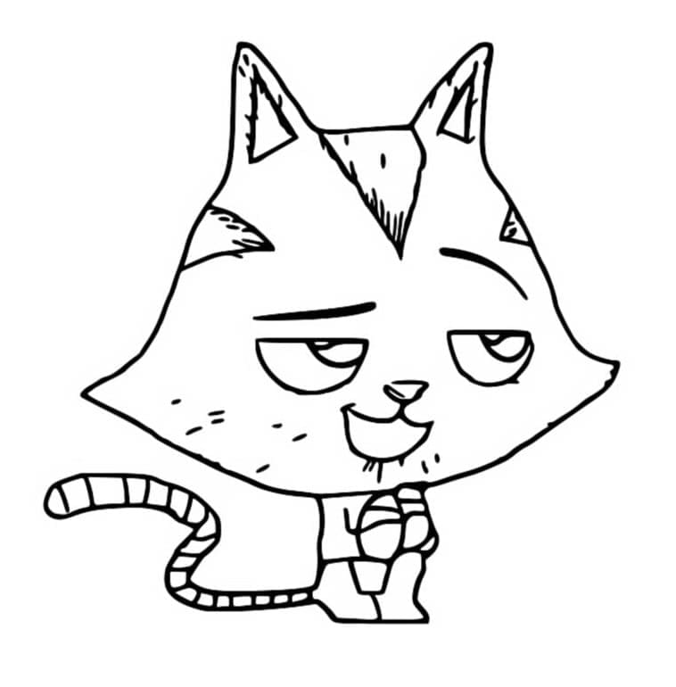 Desenho Catrat a Casa Mágica da Gabby para Colorir