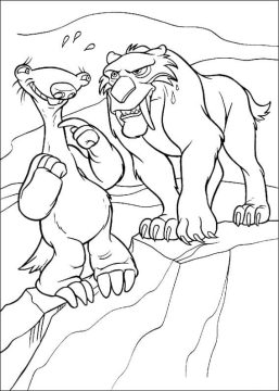 Desenhosid e Diego Para Colorir