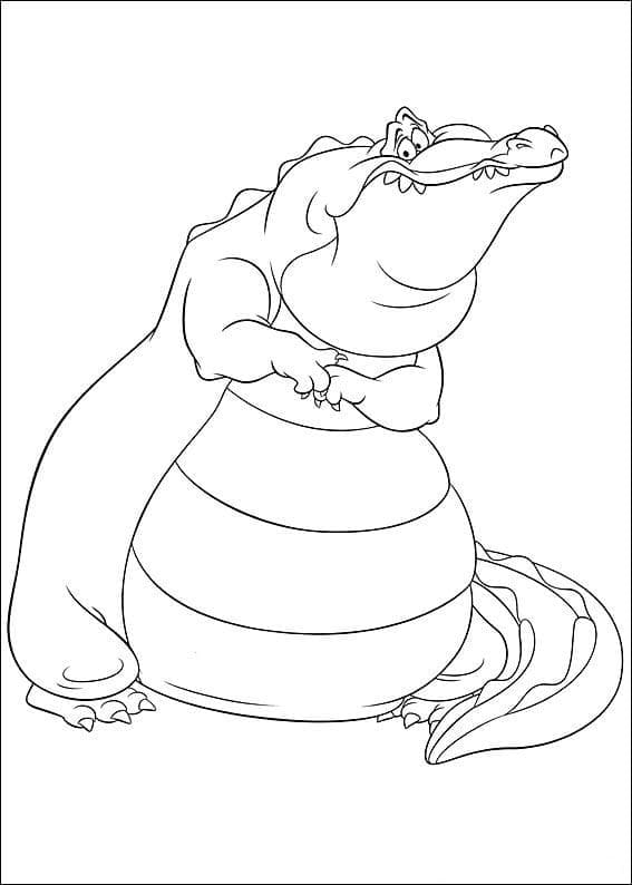 Desenho de Louis a Princesa e o Sapo para Colorir