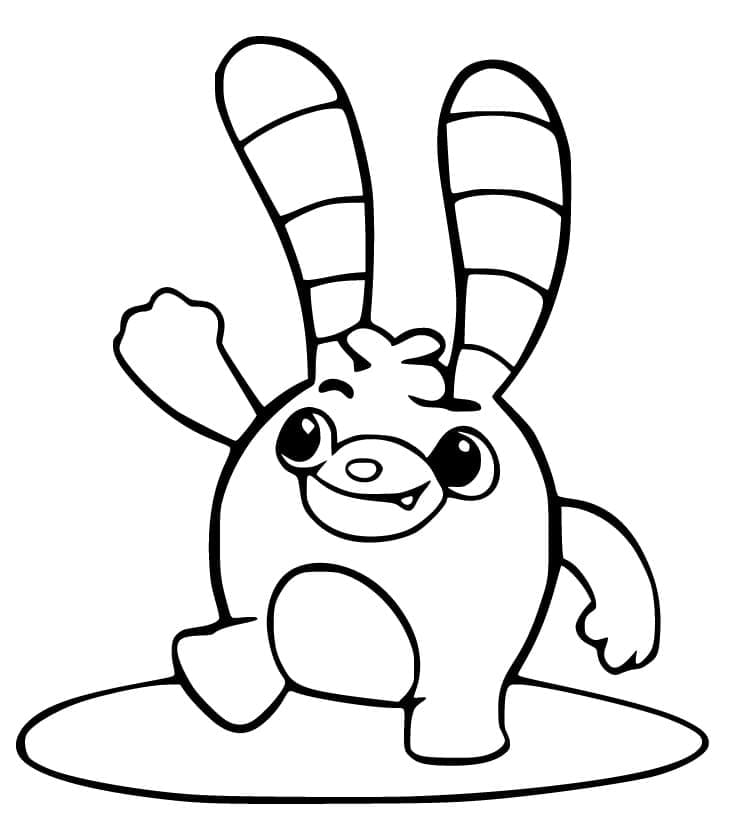 Desenho de Bozzly de Abby Hatcher para Colorir