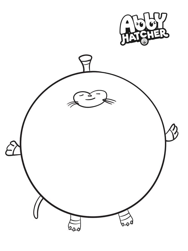 Desenho de Pequeno Terry de Abby Hatcher para Colorir