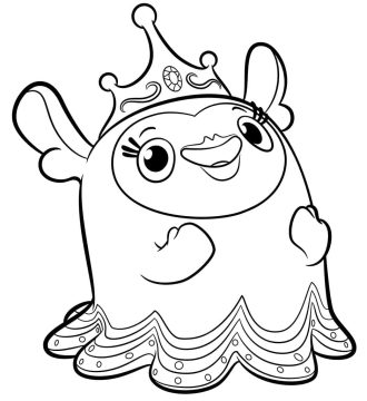 Desenho De Princesa Flug Para Colorir