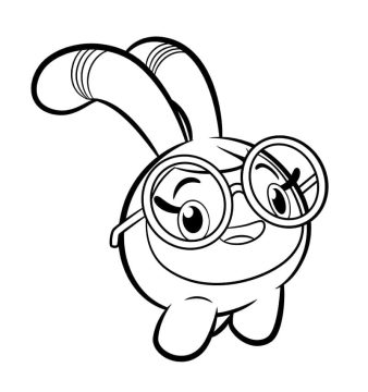 Desenho De Squeaky Peeper fã Para Colorir