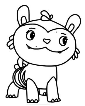 Desenho Imprimível Em Pdf De Abby Hatcher Para Colorir