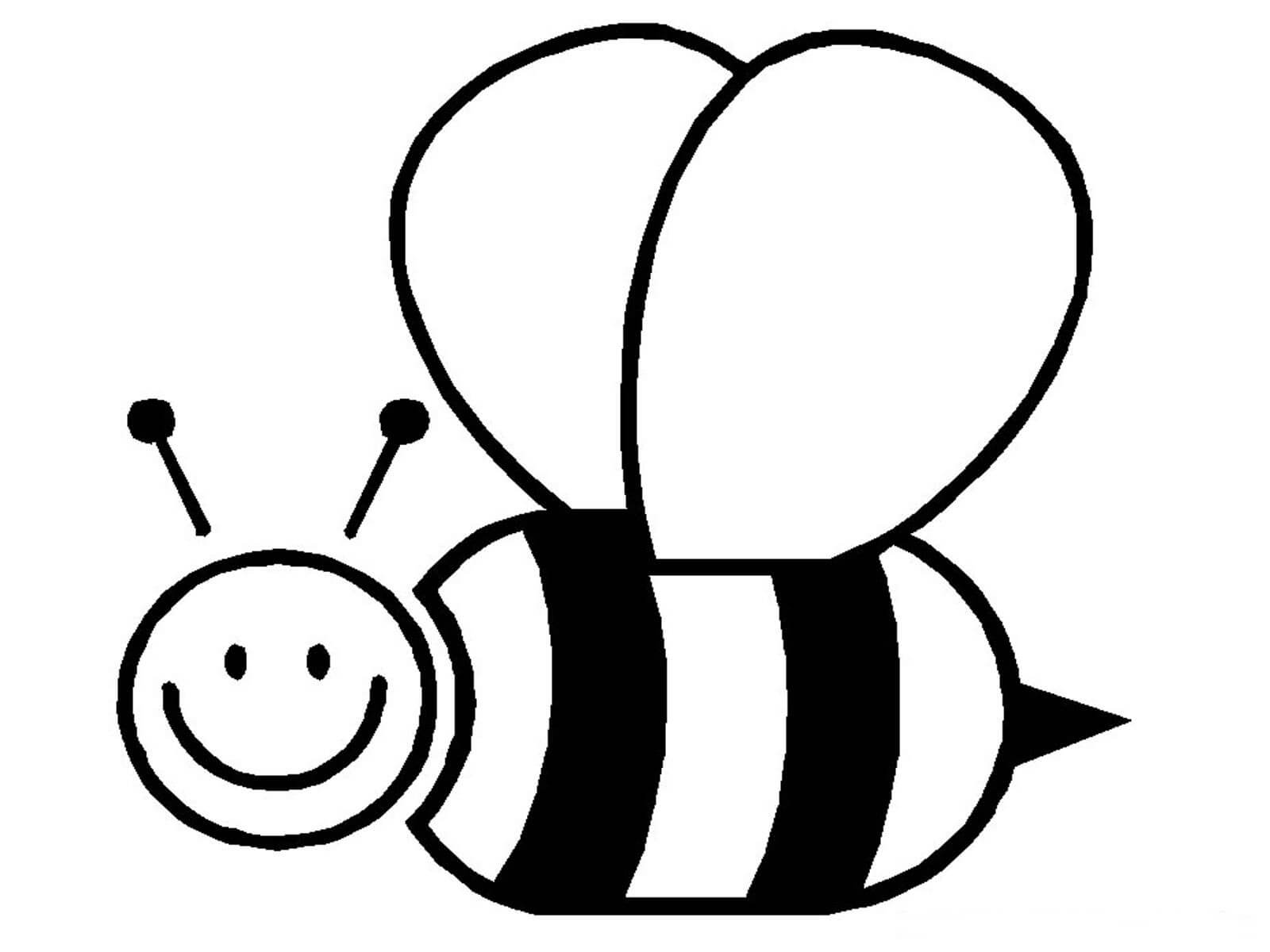 Desenho de Abelha Vetor