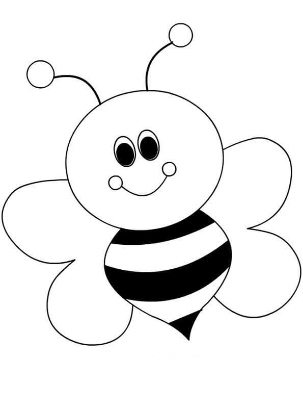 Desenhos de Abelhas para Colorir