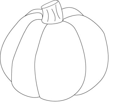 Desenho De abóbora Para crianças Para Colorir