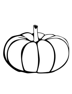 Desenho fácil De abóbora Para Colorir Com lápis De Cor