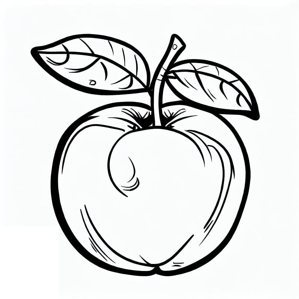 Desenho de Acerola Grátis para Crianças para Colorir