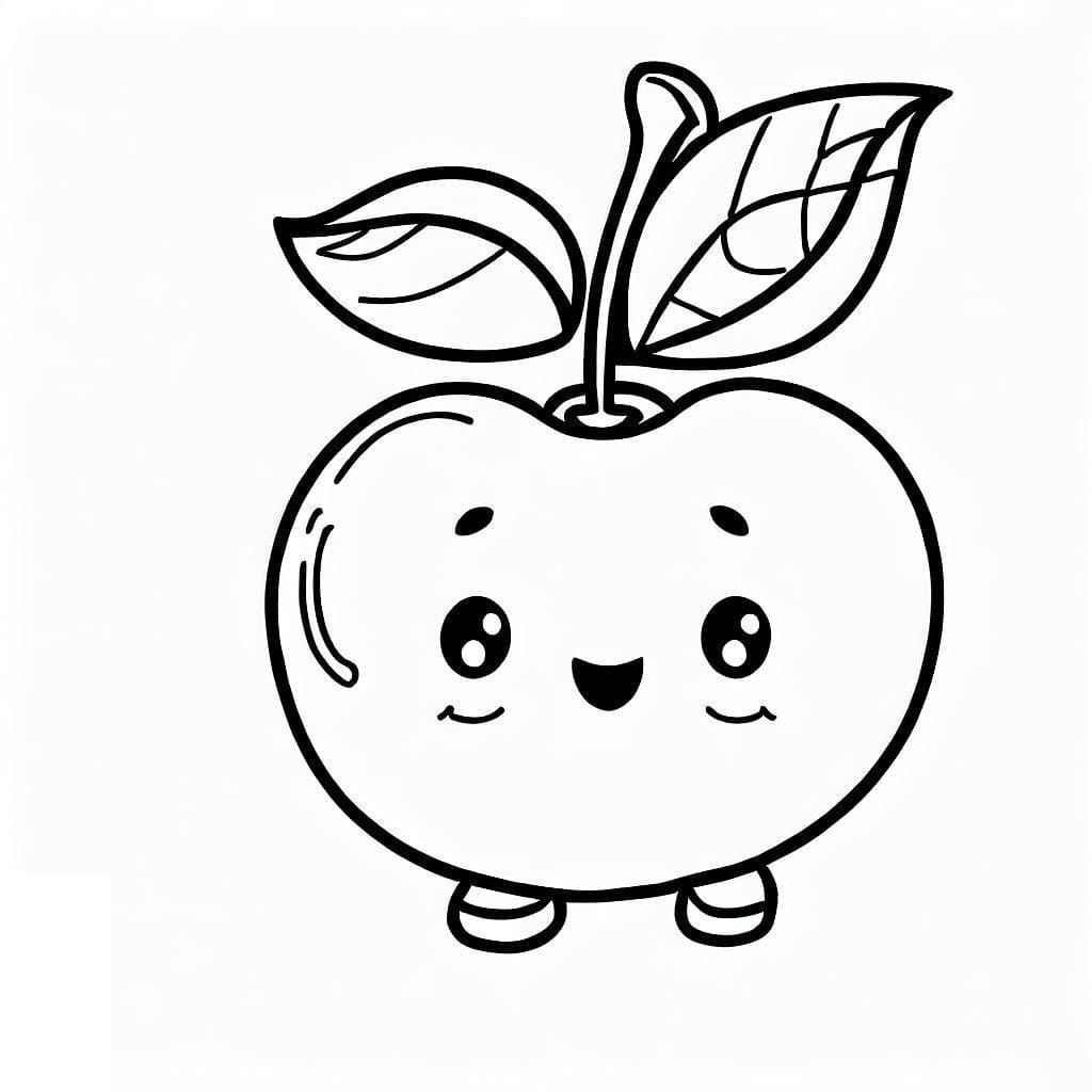 Desenho de Adorável Acerola para Colorir
