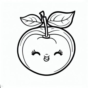 Desenho De Linda Acerola Para Colorir