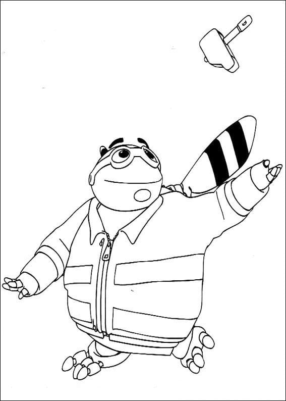 Desenho Adiboo para Pintar