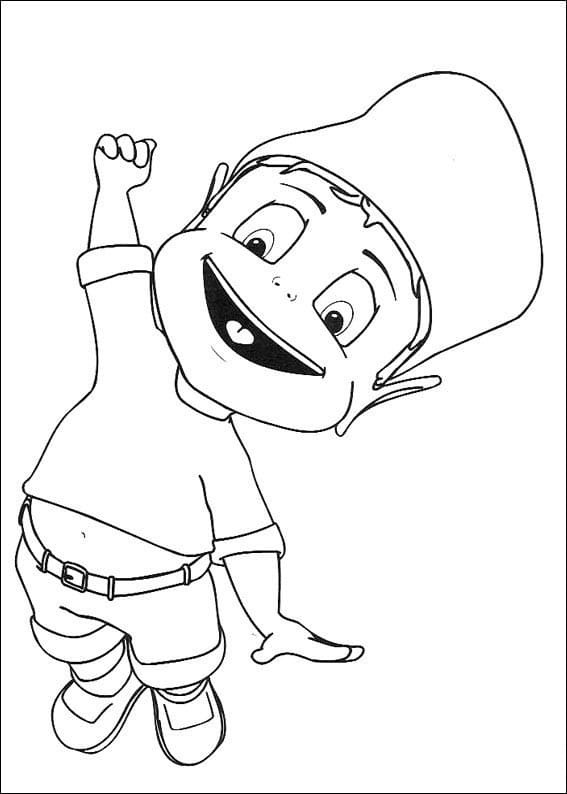 Desenho Adibou para Colorir