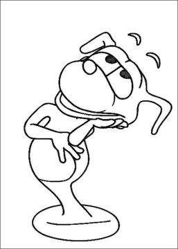 Desenho Imprimível De Adiboo Para Colorir