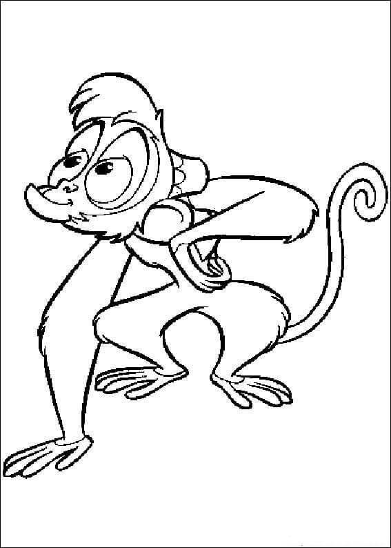 Desenho Imprimivel de Abu para Colorir Pdf
