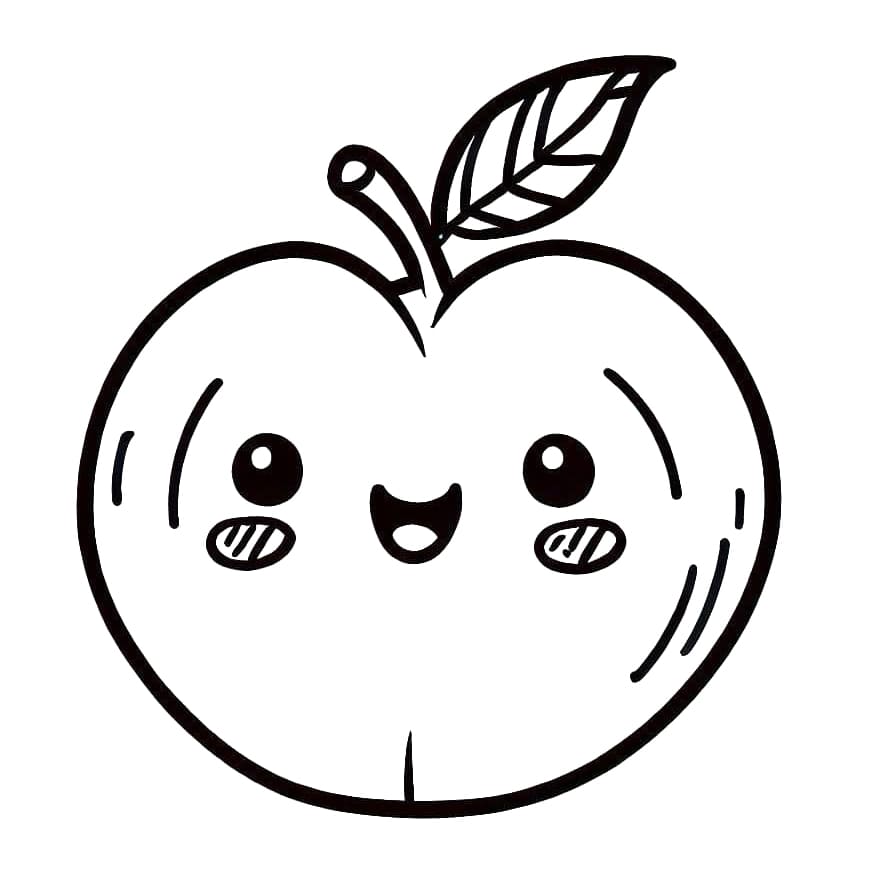 Desenhos de Ameixas para Colorir