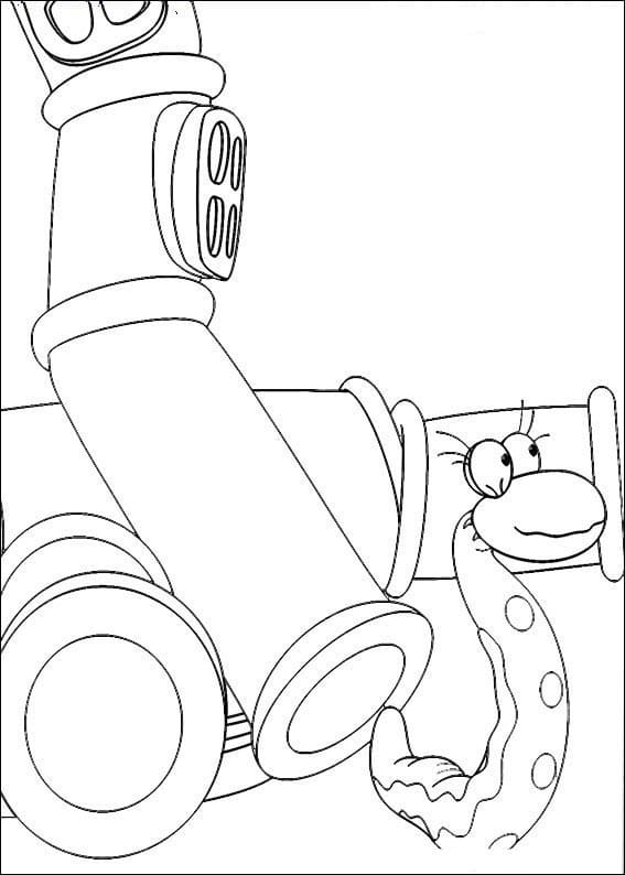 Desenho Andy Pandy Missi Hissy Sê Divertindo para Colorir