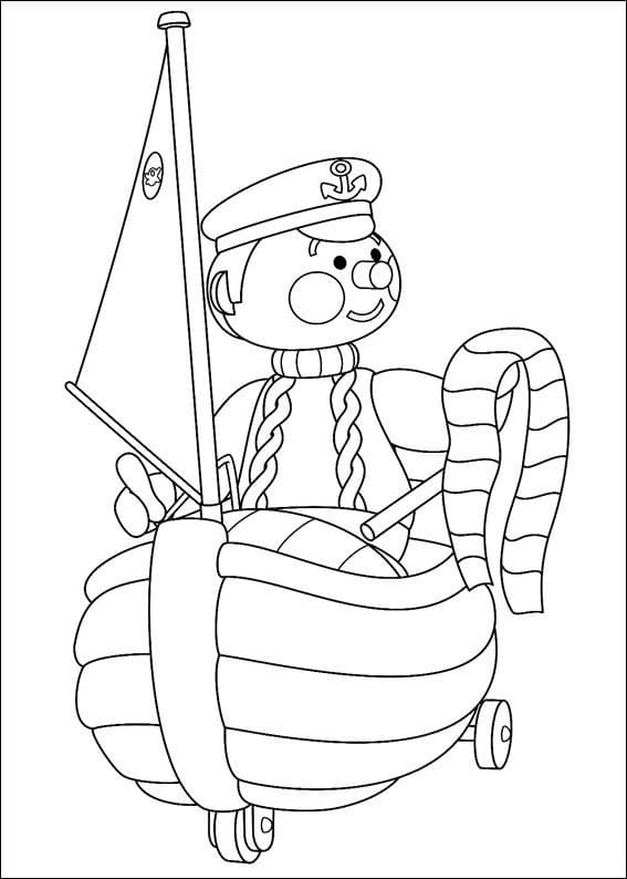 Desenho Bilbo de Andy Pandy para Colorir