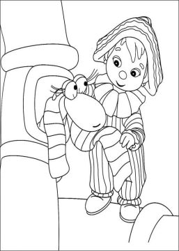 Desenho Pdf De Andy Pandy Para Colorir