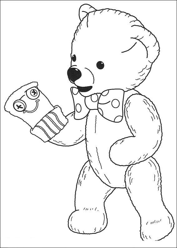 Desenhos de Andy Pandy para Colorir