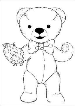 Desenho Teddy De Andy Pandy Para Colorir