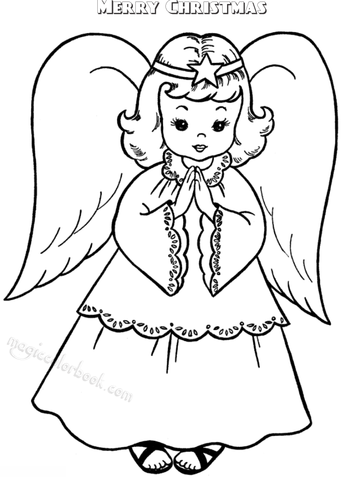 1544406230Merry Christmas Coloring Pages Full Size Printable