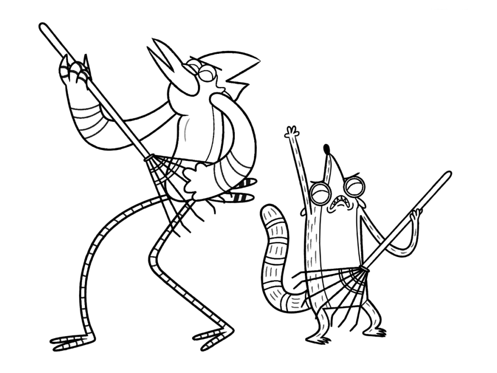Desenho de Banda de Apenas um Show para Colorir Grátis