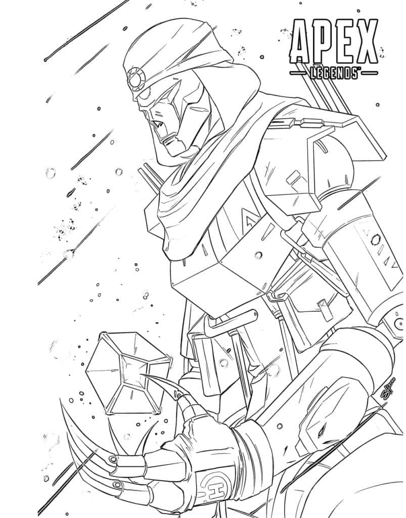 Desenho de Revenant para Colorir