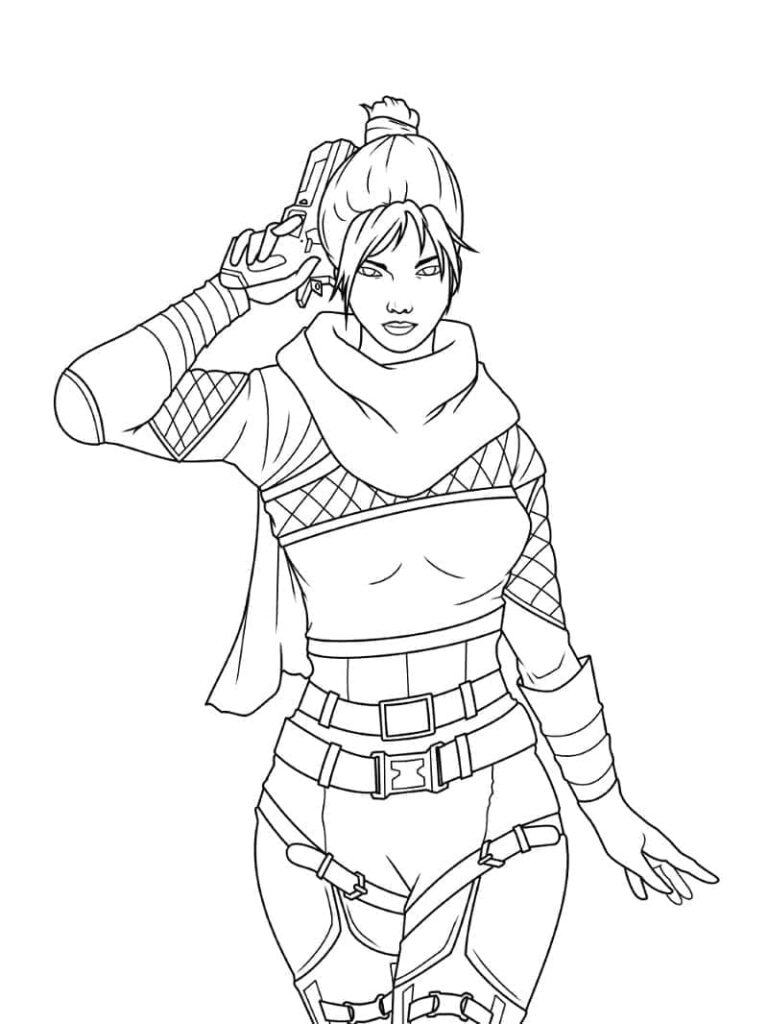 Desenho de Wraith para Colorir