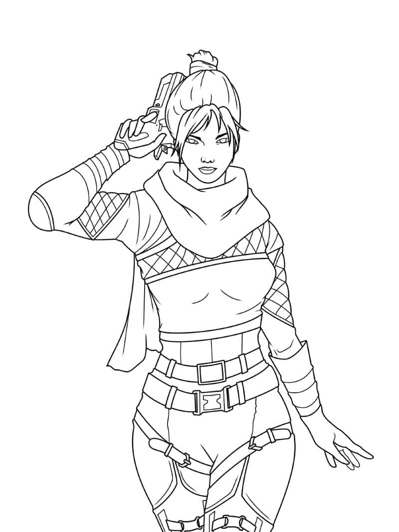Desenho de Wraith para Colorir