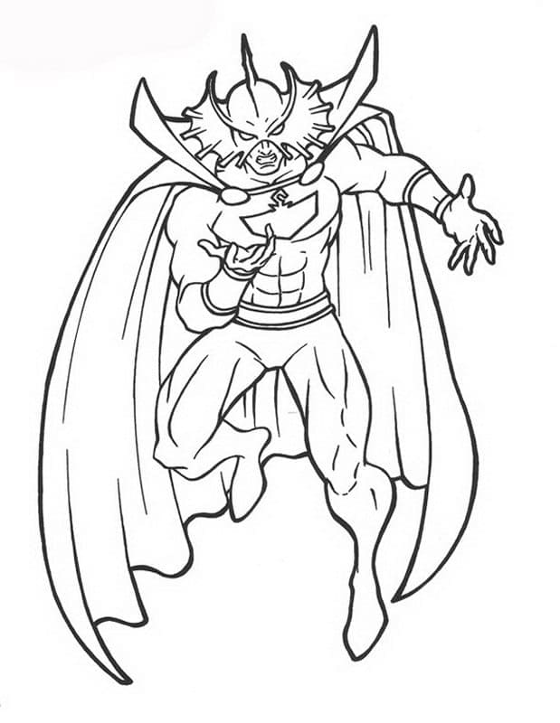 Desenho Mestre do Oceano para Colorir