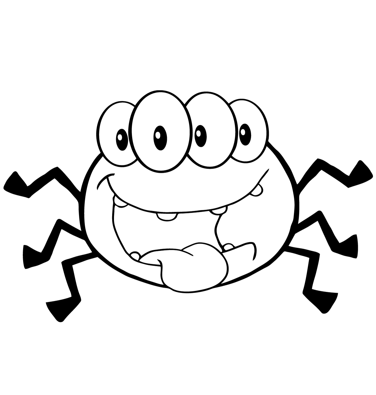 Desenhos de Aranhas para Colorir