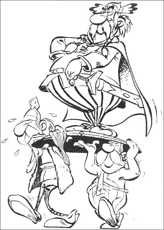 Desenho de Asterix Colorir e Pintar