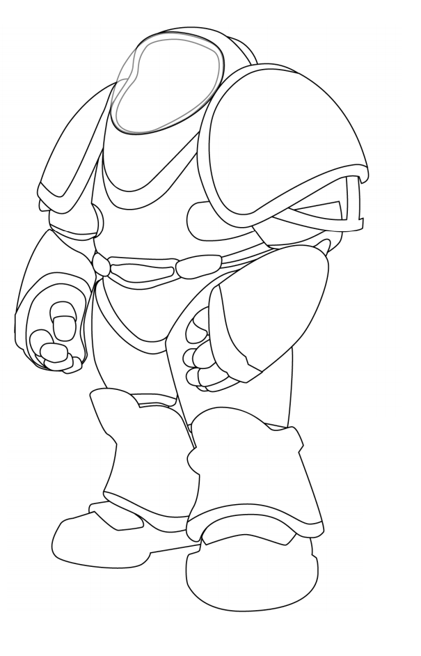 Desenhos de Astronautas para Colorir