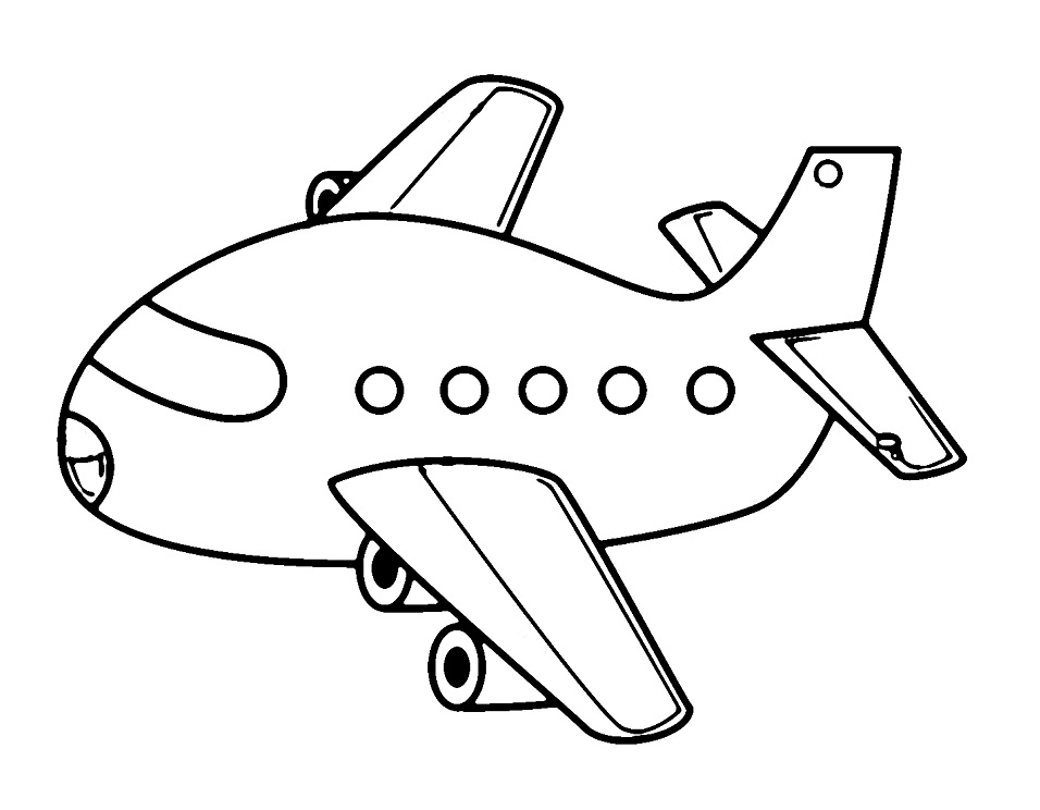 Desenho Avião Marítimo para Colorir