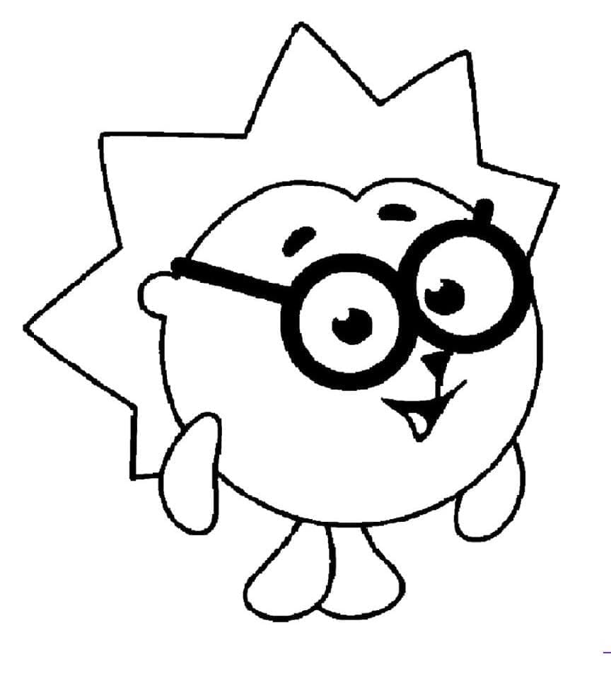 Baby Riki Desenho para Colorir
