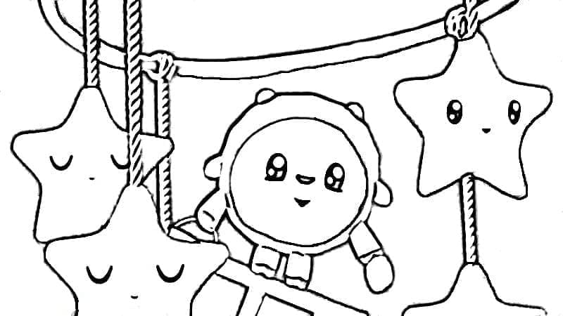 Desenho de Baby Riki para Colorir Grátis