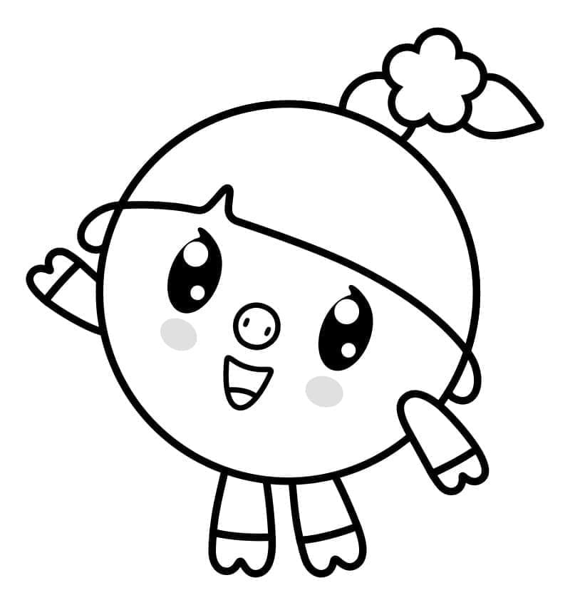 Desenho de Baby Riki para Imprimir