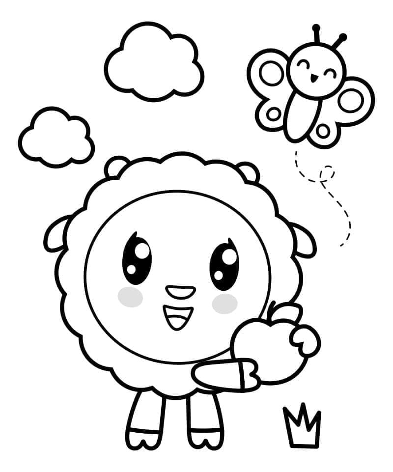 Desenho de Baby Riki Wally para Colorir