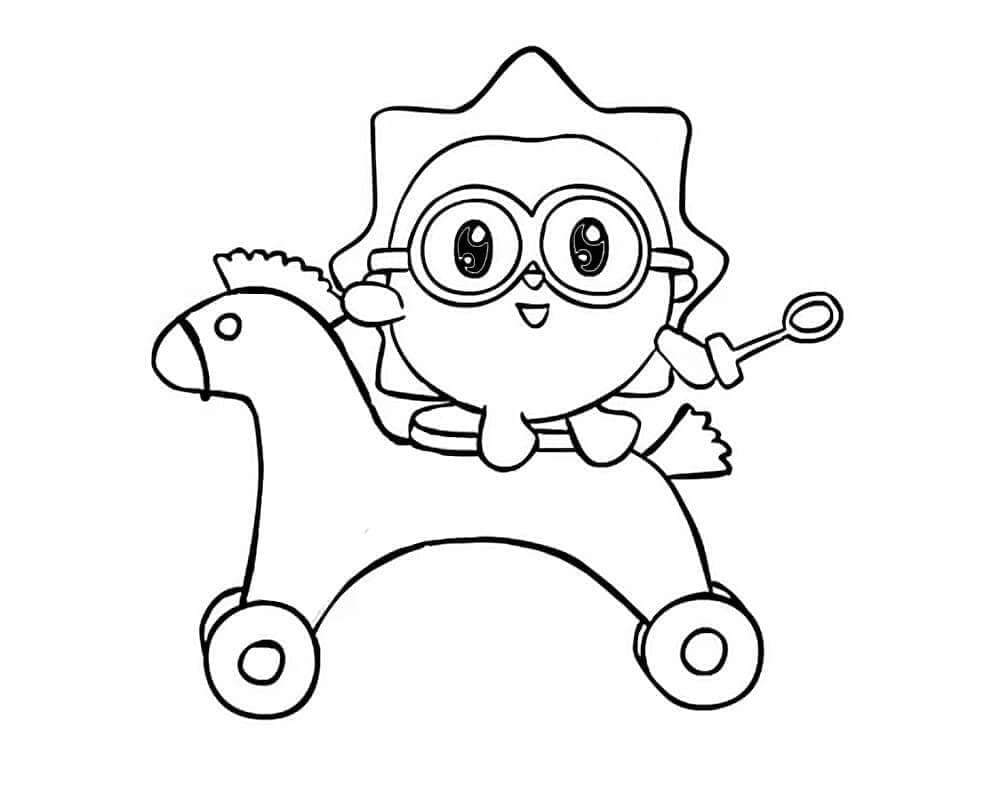 Desenho de Chichi Baby Riki para Colorir