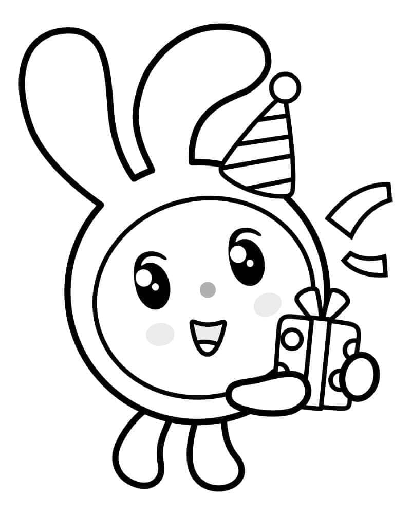 Desenho de Krashy de Baby Riki para Colorir