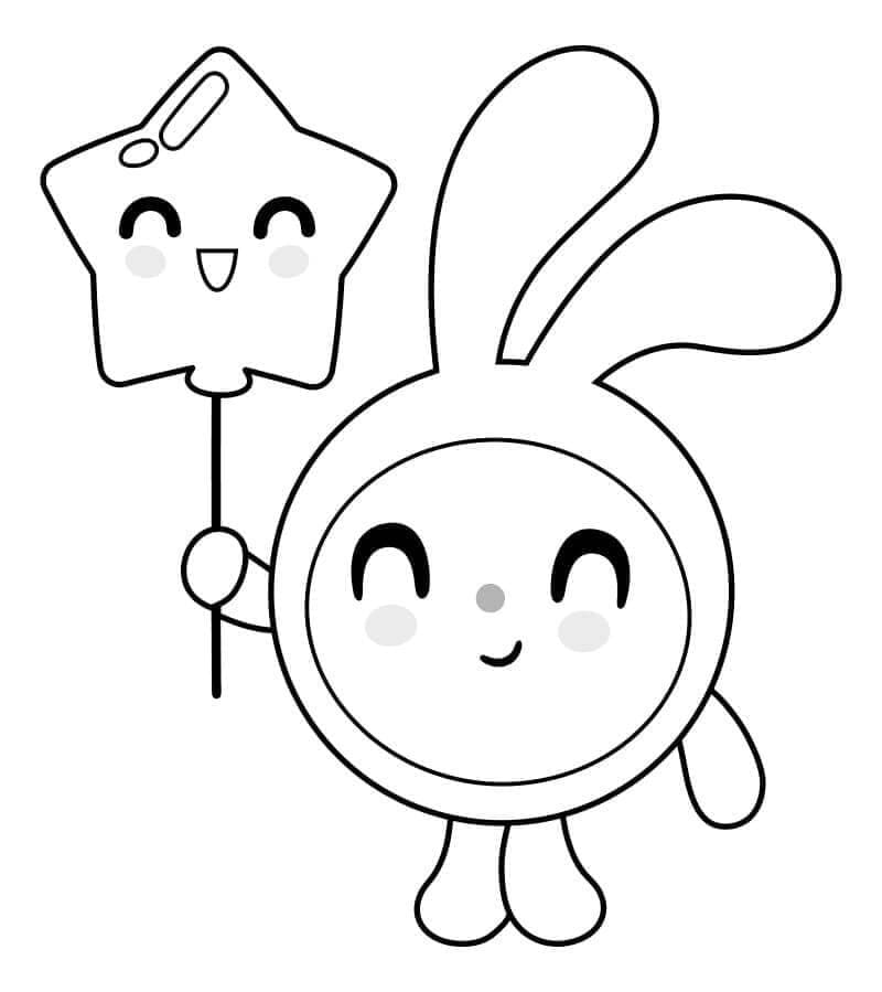 Desenho de Krashy para Colorir