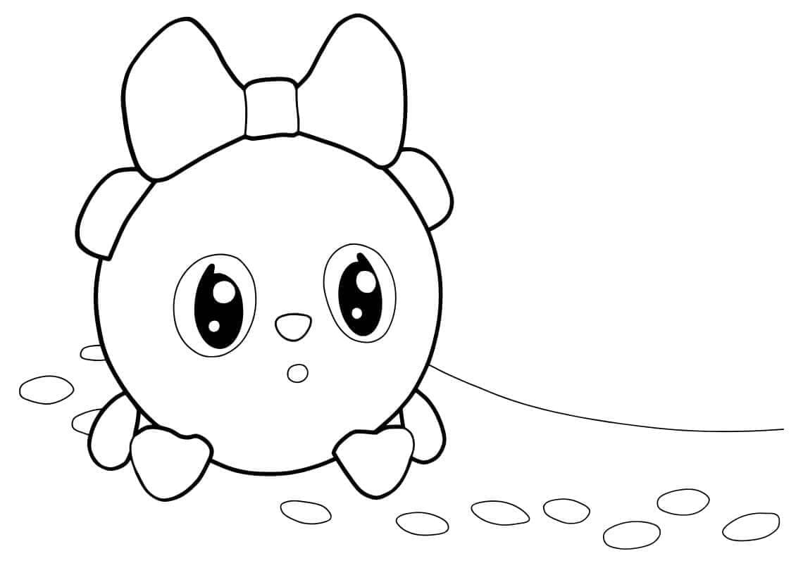 Desenho de Pandy Baby Riki para Colorir Desenho de Pandy Baby Riki para Colorir