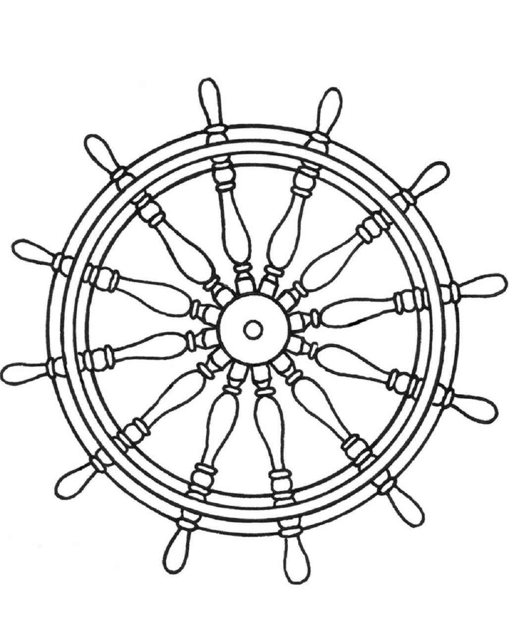 Desenhos de Barcos para Colorir