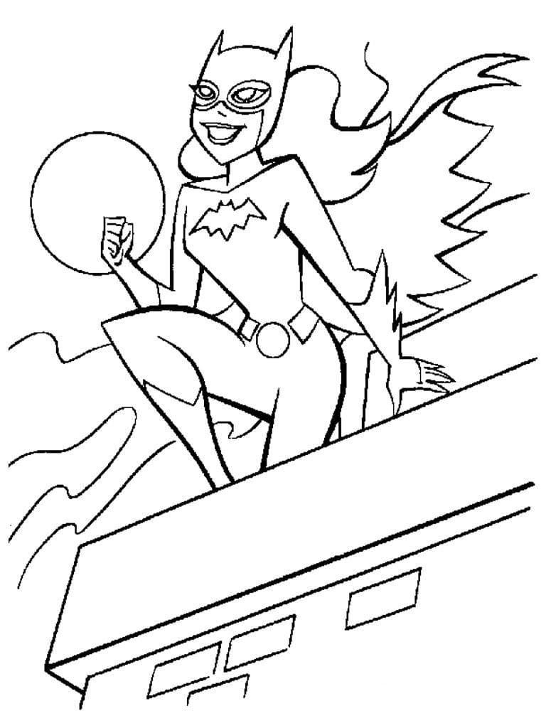 Desenho de Batgirl Lego para Imprimir Grátis Download