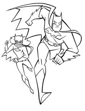 Desenho de Rosto de Batgirl para Pintar Pdf Tinta Guache